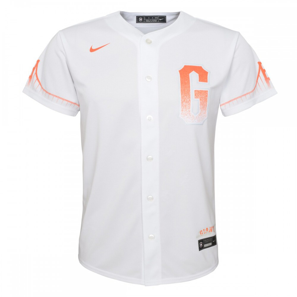 Brandon Crawford San Francisco Giants Youth City Connect Replica Player Jersey - White-Pro Kit Vault | Brand New 26/27 Sports Jerseys